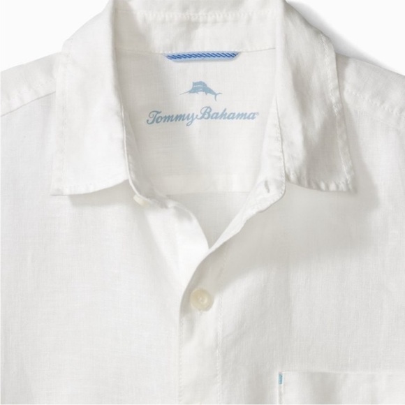 Sea Glass Breezer Linen Shirt Coastal Beach/Surf Vibes - Picture 4 of 14